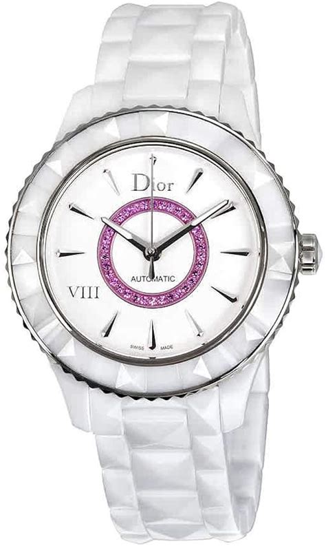 dior white ceramic watch price|christian Dior watches for ladies.